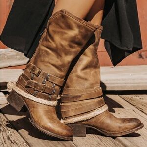 Freebird by Steven Drover boots Size 10 Brown